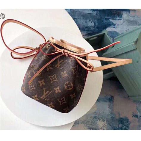 Louis Vuitton Nano Noe Monogram Canvas Brown 